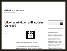 Tablet Screenshot of ciekawostki.eu